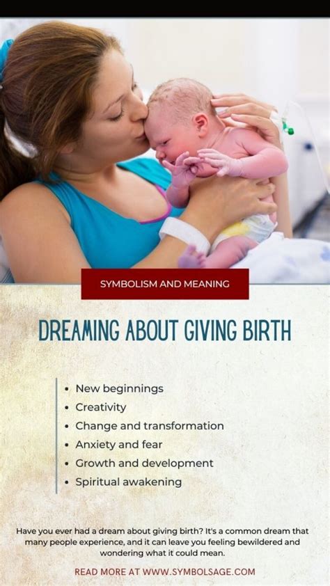  Exploring the Psychological Interpretation of Dreaming of Giving Birth 