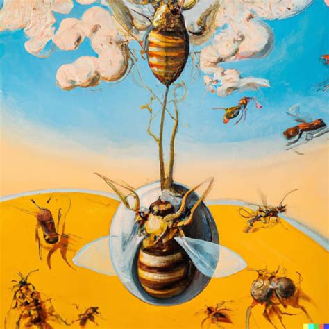 A Surrealistic Interpretation: Unraveling the Enigmatic Presence of Bees in the Masterpieces of Salvador Dali