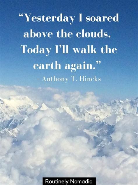 Above the Clouds: Quotes that Capture the Beauty of Soaring