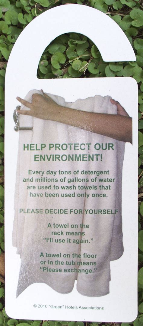 Aiding in the Preservation of the Environment: Green Towels