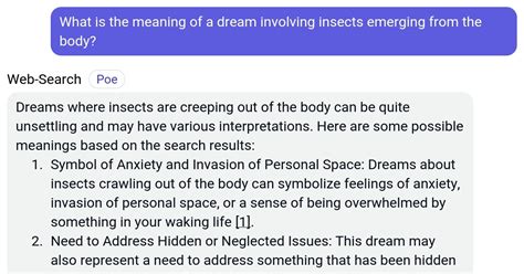 Alternative Examinations of Dreams Involving Insects