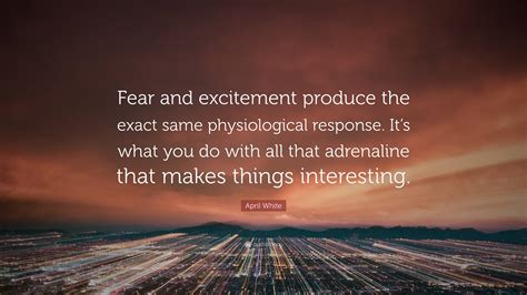 An Adventure of Fear and Excitement