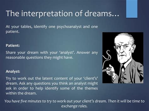 An Overview of Analyzing Dreams