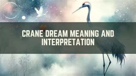 Analyzing and Decoding the Meaning of a Baby Crane Dream