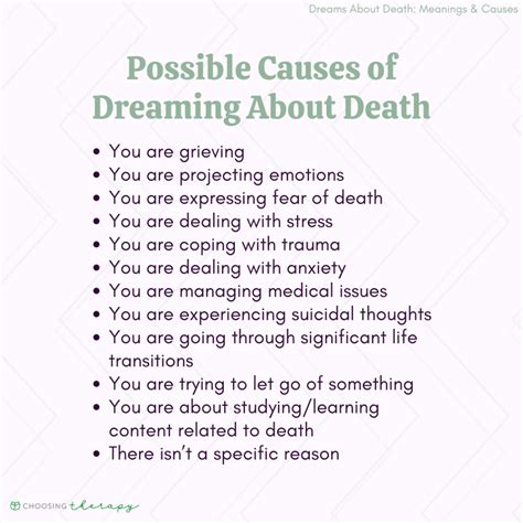 Analyzing the Possible Causes of Dreaming about a Dying Infant