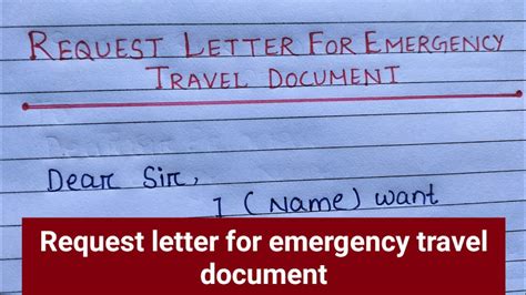 Apply for an Emergency Travel Document