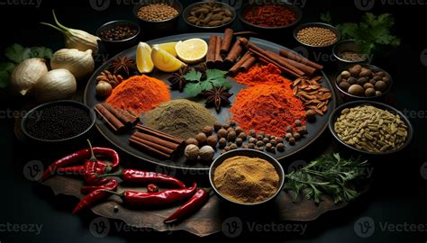 Aromatic spices that enhance the flavor