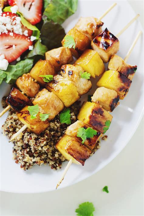 BBQ Chicken Skewers with Pineapple: A Tropical Delight for Your Palate