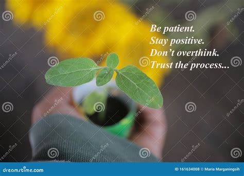 Be Patient and Stay Positive Throughout the Process