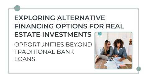 Beyond Traditional Banking: Exploring Alternative Lending Opportunities