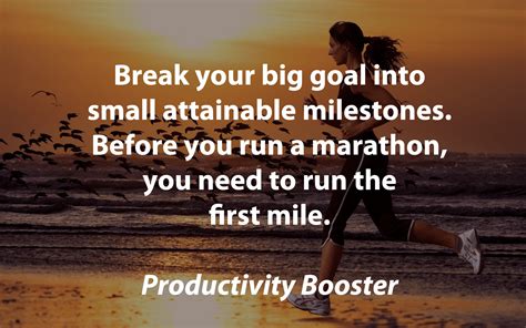 Breaking Down Ambitious Goals into Attainable Milestones