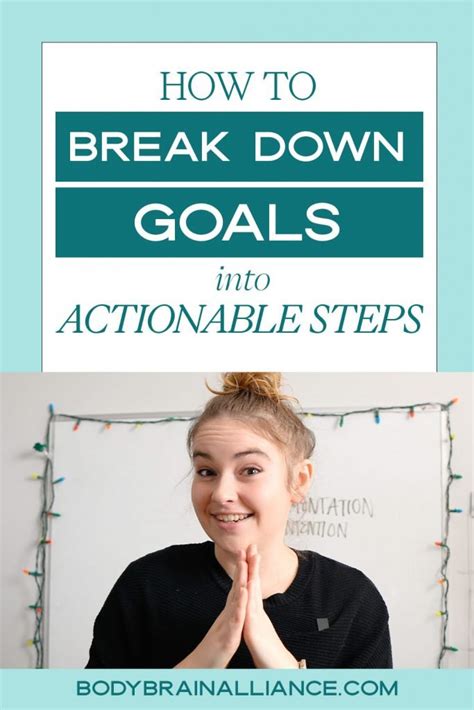 Breaking It Down: Creating Actionable Steps in Your Calendar