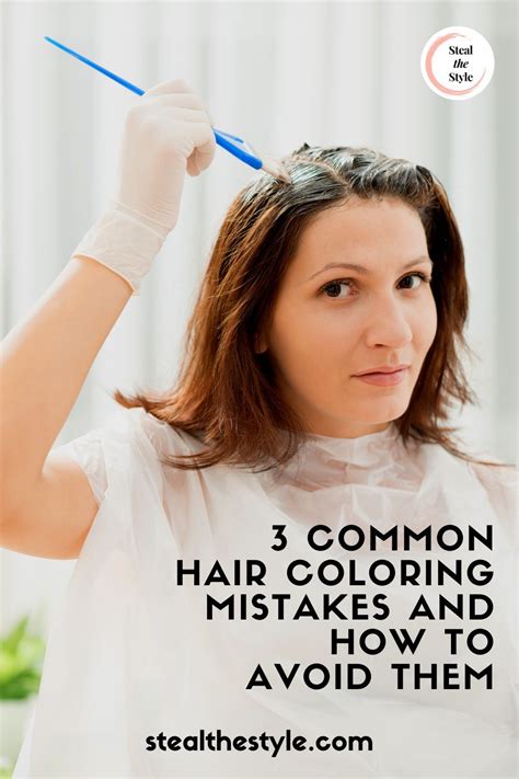 Common Mistakes to Avoid When Coloring Your Hair