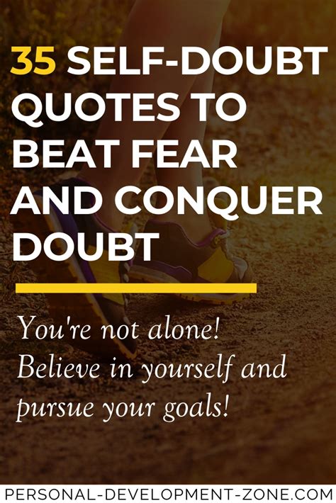 Conquering Fear and Overcoming Self-Doubt