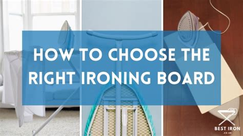 Considering Different Types of Ironing Boards