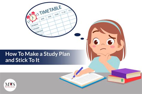 Create a Consistent Study Schedule and Stick to It