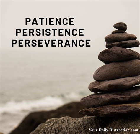 Cultivating Patience and Perseverance in Pursuit of Your Aspirations