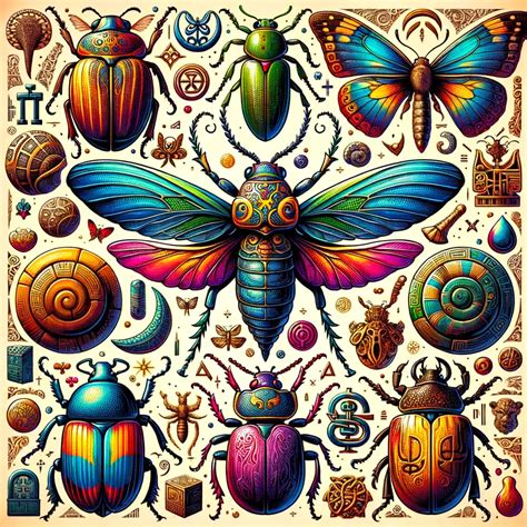 Cultural and Mythological Significance of Multicolored Insects in the Realm of Dream Imagery