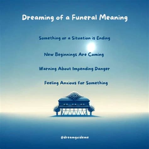 Decoding the Messages in Funerary Dreams