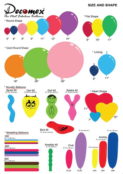 Decoding the Significance of Balloon Sizes and Shapes in Vibrant Imagery