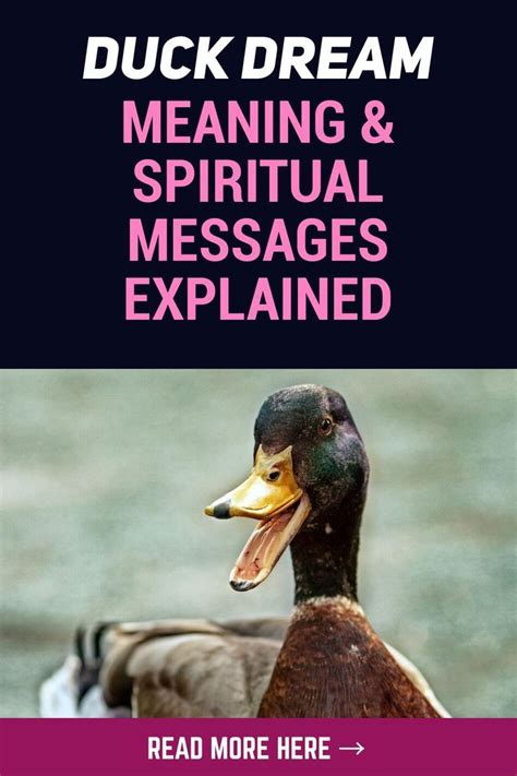 Delving into Symbolism: Ducks in the Realm of Dream Interpretation