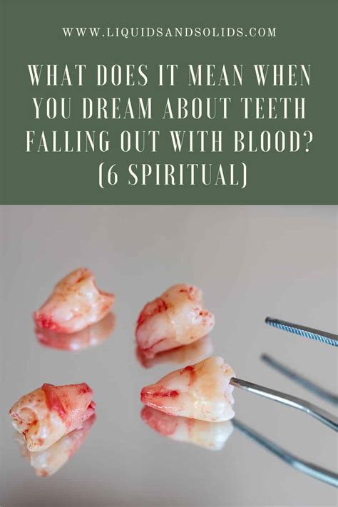 Dental Anxiety: Uncovering the Meaning behind Dreams of Bloodied Teeth