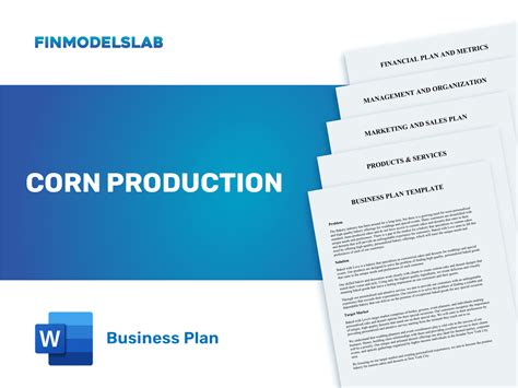 Developing a Business Plan for Corn Production