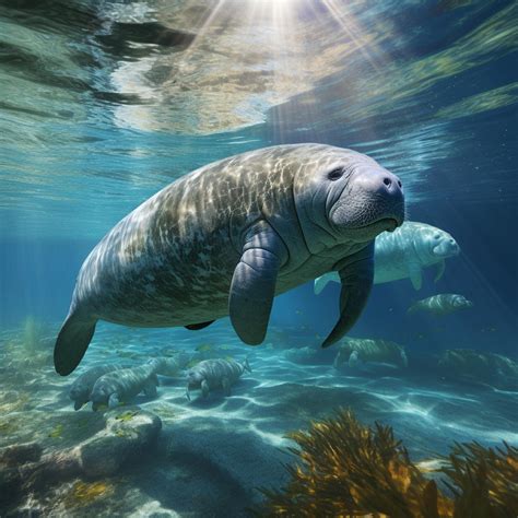 Discover the Majestic Manatees: An Encounter with the Gentle Giants