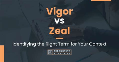 Discovering the Allure of Vigor and Zeal