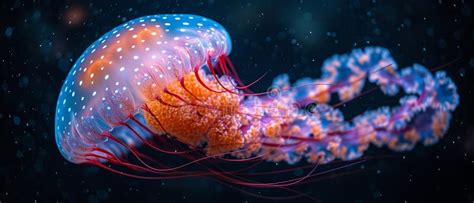 Discovering the Captivating Hues of Drifting Aquatic Creatures