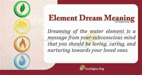 Discovering the Meanings Behind Water Elements in Dreams