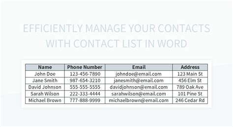 Efficiently Managing Your Contacts: How to Transfer and Share Contact Information