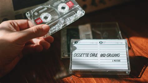 Embrace the Comforting Ritual of Handling and Caring for Cassette Tapes