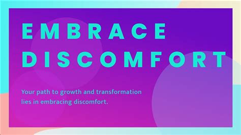 Embracing Discomfort: Unlocking Growth through Challenging Boundaries