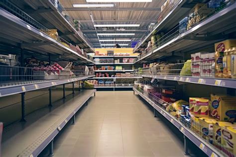 Empty Shelves in the Context of Panic Buying and Stockpiling