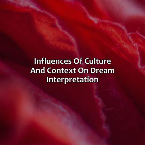 Examining Personal Context: How Relationship Dynamics Influence Dream Interpretation