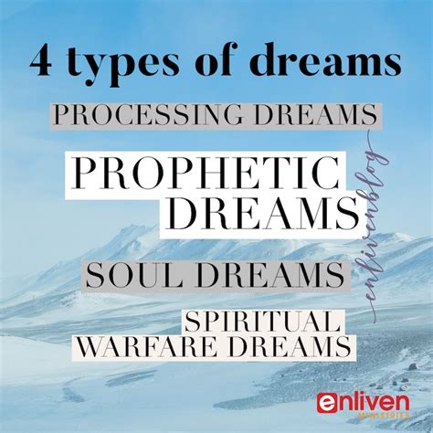 Examining the Various Types of Dreams