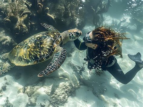 Experiencing the Ultimate Adventure: Swimming alongside Majestic Marine Creatures