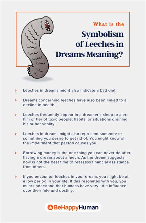 Exploring Possible Meanings Behind Leech-Infested Dreams