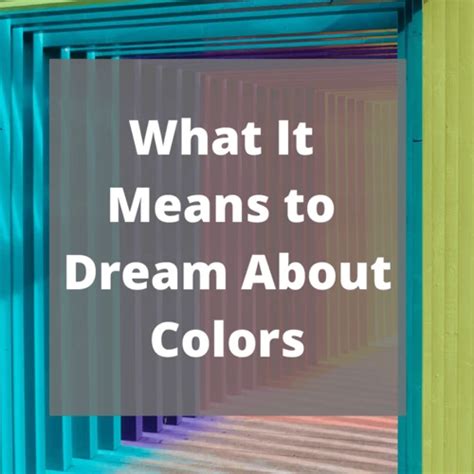 Exploring the Color Yellow in Dream Analysis