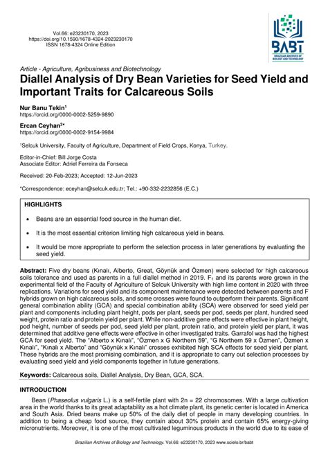 Exploring the Perfect Choices: An In-Depth Analysis of Seed Varieties and Traits