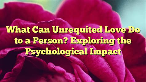 Exploring the Profound Emotional Impact of Previous Relationships