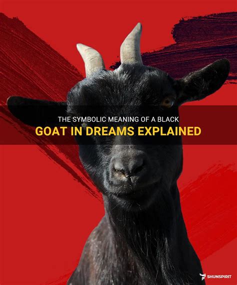 Exploring the Symbolic Significance of a Black Goat in Dreams