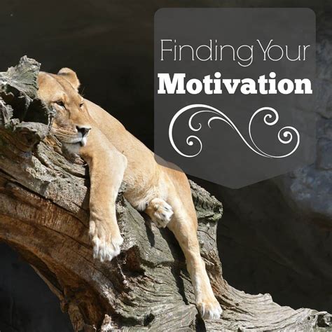 Finding Your Motivation