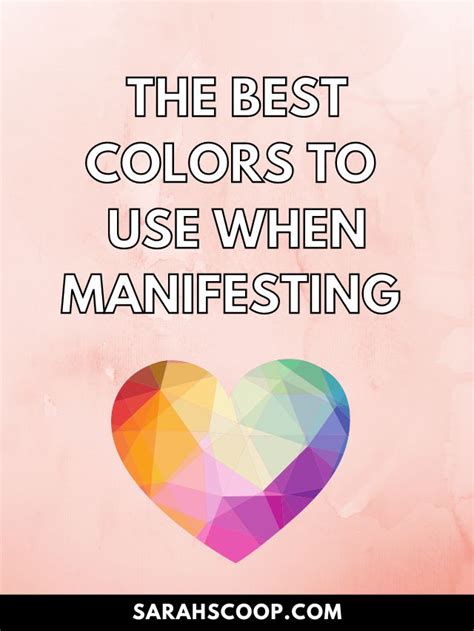 Harnessing the Power of Color for Manifestation: Using Vibrant Dreams to Create Your Reality