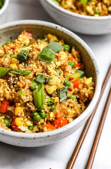 Healthy and Delicious: Vegan and Vegetarian Fried Rice Variations