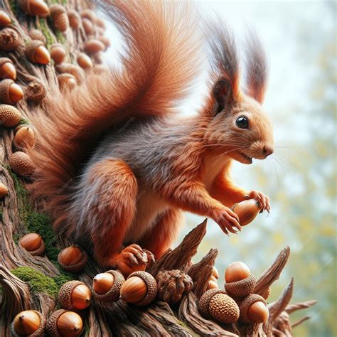 In Pursuit of Acorns: The Squirrel's Quest for Memories