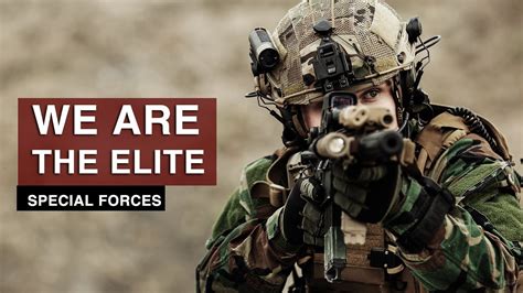 Is a Career in the Elite Forces Right for You?