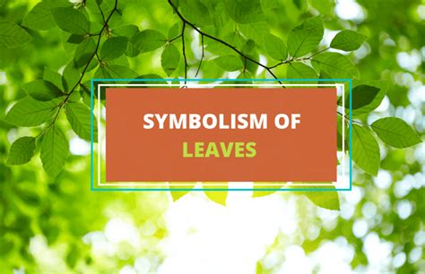 Leaves and Symbolism: Their Importance in Literature and Culture