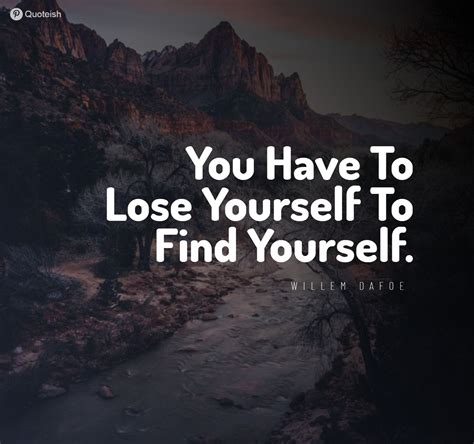 Losing Yourself to Find Yourself